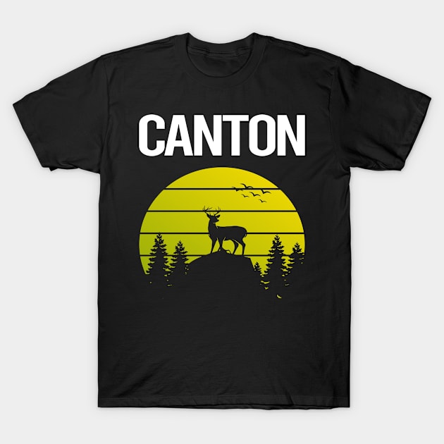 Sunset Deer Canton T-Shirt by rosenbaumquinton52